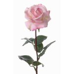 Artificial rose AMELIE, pink, 28"/70cm, Ø 3.1"/8cm
