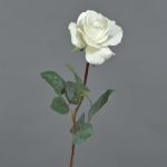 Artificial rose AMELIE, white, 28"/70cm, Ø 3.1"/8cm