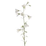Fake bellflower GISELA, white, 26"/65cm, Ø 2"/5cm