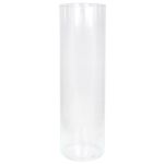 Floor vase cylinder SANYA OCEAN, transparent, 20"/50 cm, Ø 6"/15 cm