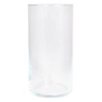 Glass cylinder vase SANYA OCEAN, transparent, 10"/25 cm, Ø 4.9"/12,5 cm