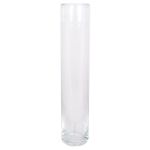 Glass cylinder floor vase SANYA OCEAN, transparent, 20"/50 cm, Ø 4"/10 cm