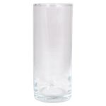Glass cylinder vase SANYA OCEAN, transparent, 8"/20 cm, Ø 3.3"/8,5 cm