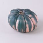 Artificial Mandarin pumpkin ORIKIDA, green, 5.1"/13cm