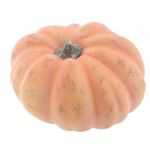 Artificial Mandarin pumpkin ORIKIDA, orange, 5.1"/13cm