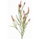 Artificial clover branch EUTIN with flowers, dusky pink-green, 31"/80cm
