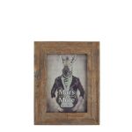 Picture frame ESKIL of wood, printed, brown, 6.9"x4.9"x0.8"/17.5x12.5x2cm