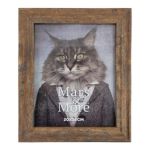 Picture frame ESKIL of wood, printed, brown, 10"x8"x0.8"/25x20x2cm
