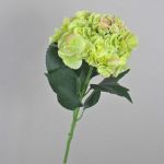 Artificial flower hydrangea ANGELINA, cream-green, 28"/70cm, Ø 9"/23cm