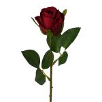 False flower Rose EMBERY, red, 18"/45cm