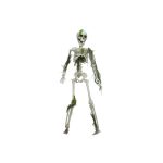 Halloween figure small skeleton WENDELIN covered with moss, 16"/40cm