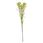 Artificial wax flower branch MEDEA, green-pink, 80cm, Ø6cm