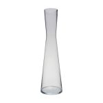 Slim flower vase SYRMA made of glass, transparent, 50cm, Ø12cm