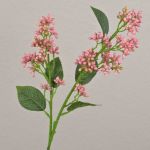 Artificial viburnum branch LABIBA, pink, 24"/60cm