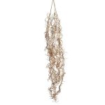 False Tillandsia Usneoides DNISTER on spike, gold, 3ft/100cm