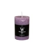 Pillar candle AURORA, mauve, 3.5"/9cm, Ø2.3"/5,8cm, 30h - Made in Germany