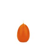 Easter egg candle LEONITA, orange, 2.4"/6cm, 1.8"/4,5cm, 7h - Made in Germany