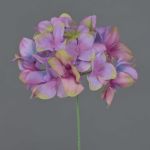 Dekoblume Hortensie FUHUA, lila-rosa-blau-grün, 23cm, Ø14cm