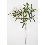 Decorative olive branch KONSTANTINOS with fruits, 20"/50cm