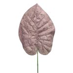 Samt Philodendron Scandens Blatt AOSHEN, weinrot, 70cm