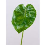 Decorative Anthurium leaf GÜLSAH, green, 65cm
