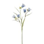 Artificial bellflower branch EMMELY, light blue, 26"/65cm