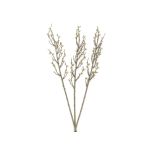 Decorative firethorn branch FENNA, berries, 3 pieces, glitter, gold, 33"/85cm