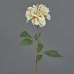 Artificial dahlia BREDANA, beige, 60 cm, Ø 11 cm