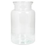 Flower vase KARIN OCEAN made of glass, clear, 12"/30cm, Ø7"/19cm