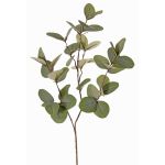 Faux eucalyptus branch EMMENDA, green, 31"/80cm