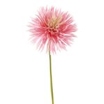 Faux chrysanthemum NANDITA, pink-cream, 24"/60cm, Ø5.9"/15cm