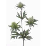 Artificial thistle SVEA, green, 16"/40cm, Ø 0.8"-1.2"/2-3cm