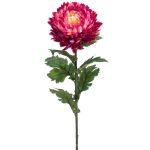 Artificial chrysanthemum flower LAZO, fuchsia, 30"/75cm