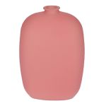 Glass meplat bottle PAISANTO, antique pink mat, 3.9"x1.8"x5.7"/10x4.5x14.5cm