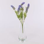 Plastic lavender ‘ALEENA’ on a stick, purple, 35cm, Ø13cm