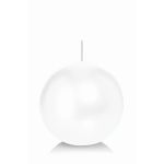 Ball candle MAEVA, white, Ø4"/10cm, 46h - Made in Germany