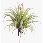 Artificial plant Tillandsia Rubra PENNY, spike, green-red, 4.7"/12cm, Ø 3.9"/10cm