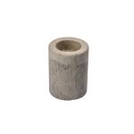 Candlestick holder JUANJO in concrete look, for tea lights and dinner candles, concrete grey, 8cm, Ø6cm