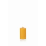 Beeswax candle BABETTE, natural-yellow, 3.1"/8cm, Ø2"/5cm, 24h - Made in Germany