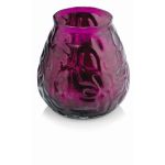 Lantern MAYELA filled with wax, pink, 4.1"/10,5cm, Ø4"/10cm, 48h