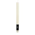 Dinner candle / Tapered candle AURORA, ivory, 11"/27cm, Ø0.9"/2,2cm, 10h - Made in Germany