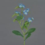 Artificial Forget-me-not ESTHER, light blue, 14"/35cm, Ø 0.8"/2cm