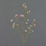 Artificial wax flower NIANG, pink-pink, 31"/80cm, Ø 0.8"-1.2"/2-3cm