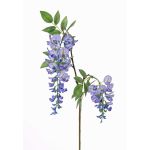 Artificial wisteria twig NEZUMI, flowering, blue, 3ft/105cm