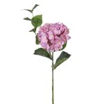 Silk Hydrangea ASUKA, purple, 31"/80cm, Ø 5.9"/15cm