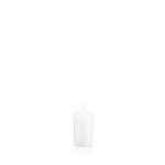 Votive candle / pillar candle MAEVA, white, 3.9"/10cm, Ø2"/5cm, 23h - Made in Germany