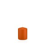 Votive candle / Pillar candle MAEVA, orange, 3.1"/8cm, Ø2.4"/6cm, 29h - Made in Germany