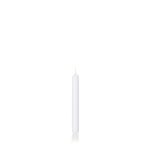 Candlestick / Taper candle CHARLOTTE, white, 7.3"/18,5cm, Ø 0.8"/2,1cm, 6,5h - Made in Germany