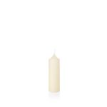 Chimney candle / Altar candle FRANZISKA, ivory, 10"/25cm, Ø3.1"/8cm, 114h - Made in Germany