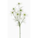 Artificial black cumin SEVIN, white-green, 26"/65cm, Ø 2.4"/6cm